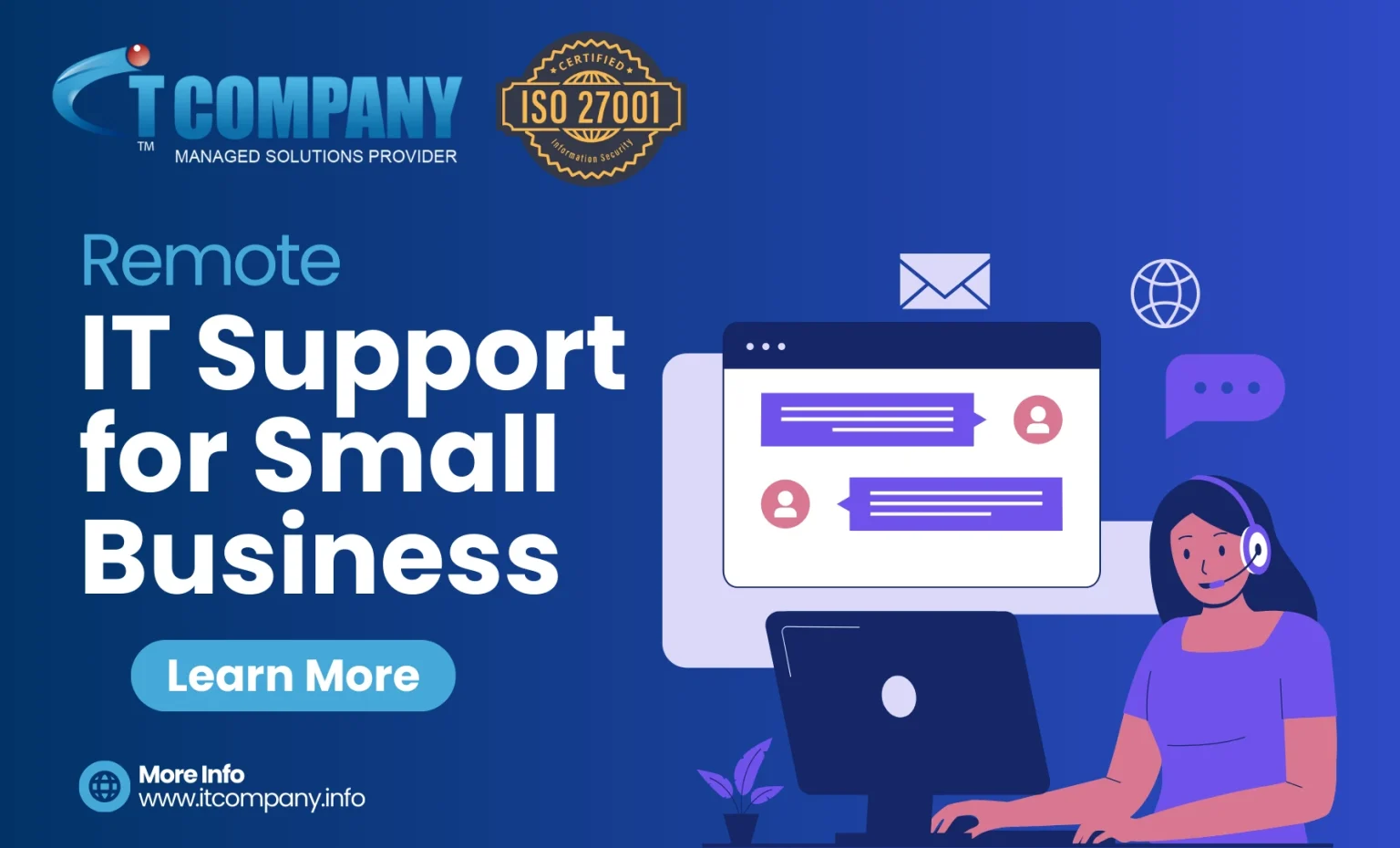 Remote IT support for small business