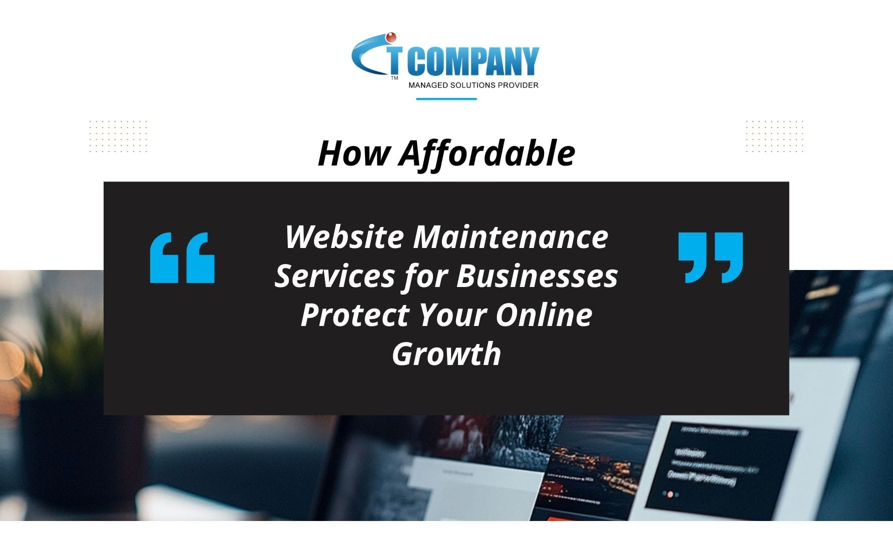 Affordable Website Maintenance